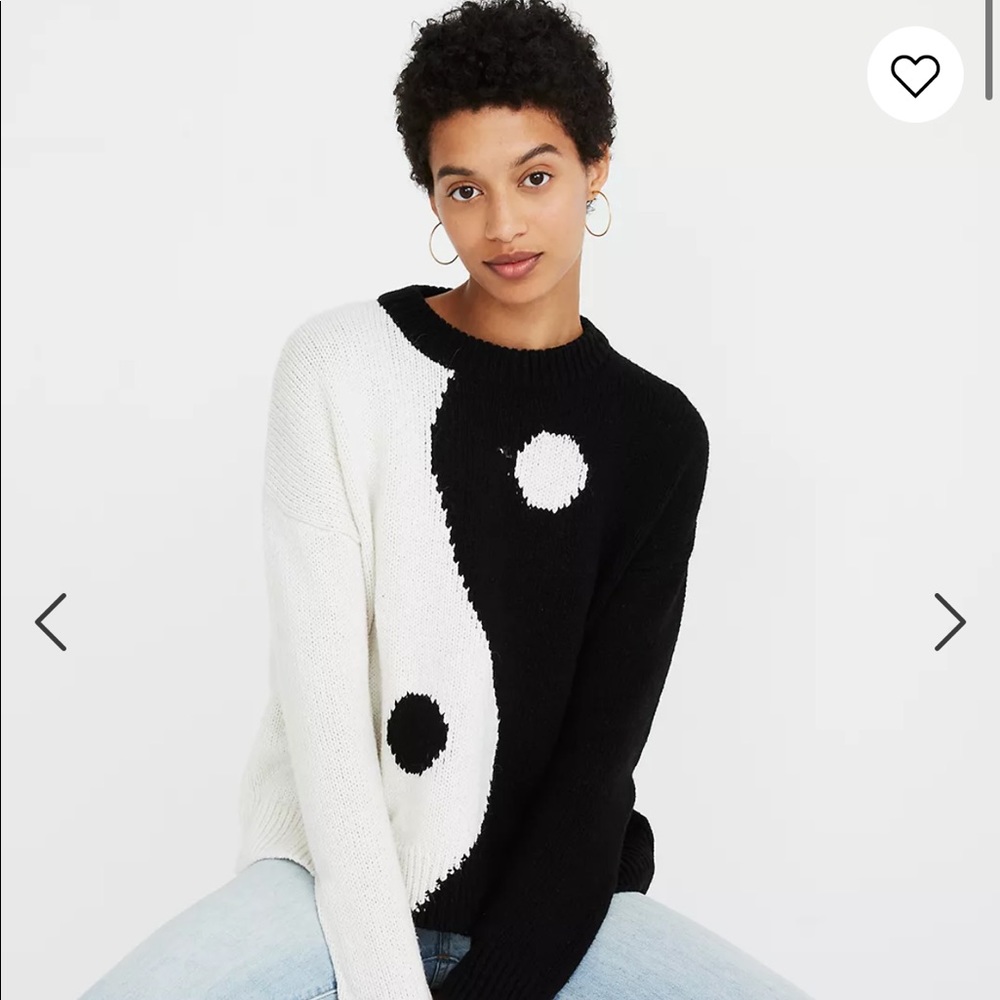 Yin- Yang pullover sweater
